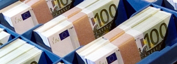 Geldpakete, EZB,  Text: dts Nachrichtenagentur