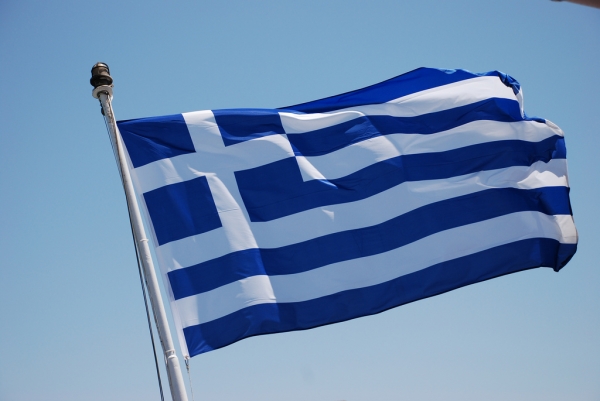 Flagge von Griechenland, Trine Juel, Lizenz: dts-news.de/cc-by