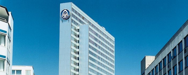 ThyssenKrupp-Verwaltungsgebäude, ThyssenKrupp AG,  Text: dts Nachrichtenagentur