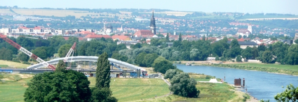 Bau der Waldschlößchenbrücke in Dresden, dts Nachrichtenagentur