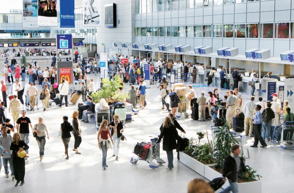 Terminal im Frankfurter Flughafen, Fraport AG,  Text: dts Nachrichtenagentur