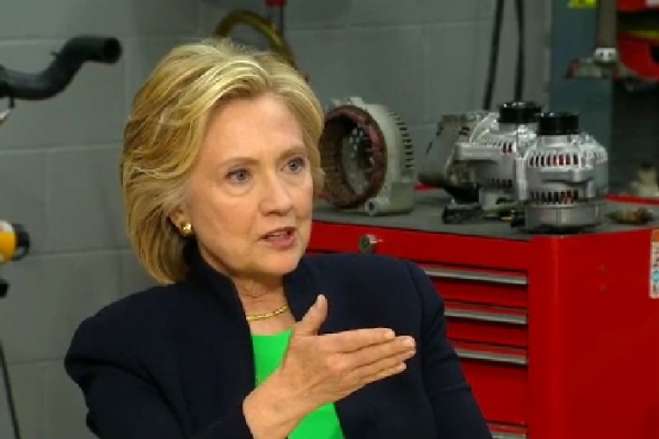 Hillary Clinton bei Wahlkampfauftritt am 14.04.2015, über dts Nachrichtenagentur