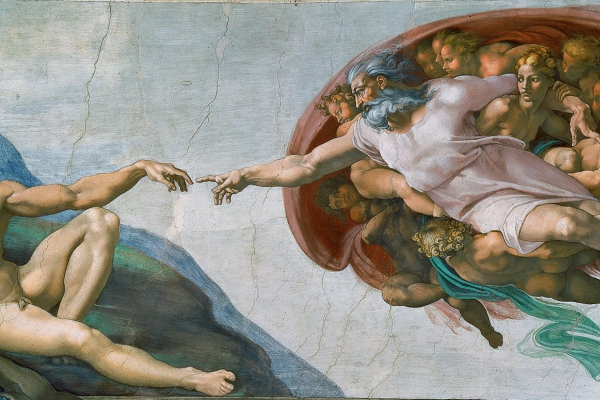 Die Erschaffung Adams von Michelangelo, über dts Nachrichtenagentur