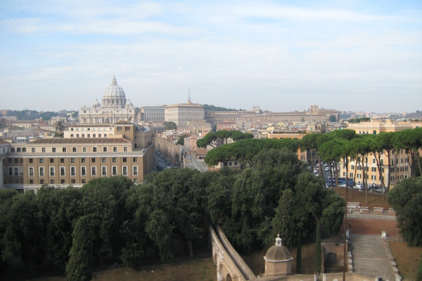 Blick über Vatikanstadt mit Petersdom, über dts Nachrichtenagentur
