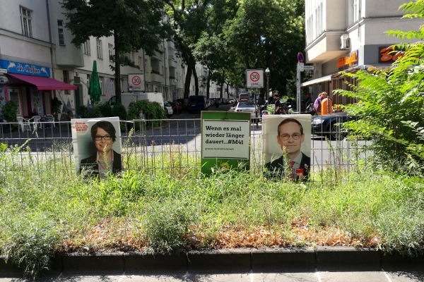 Plakate zur Abgeordnetenhauswahl in Berlin 2016, über dts Nachrichtenagentur