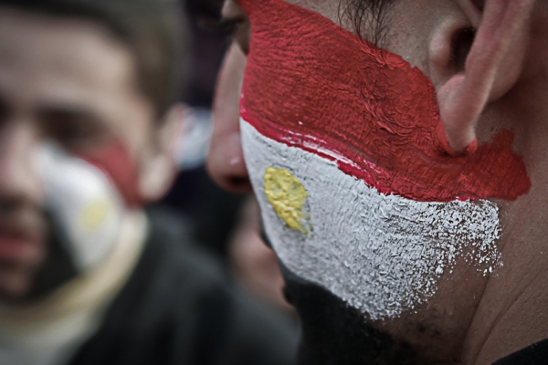 Demonstranten in Ägypten, Ahmad Hammoud, Lizenztext: dts-news.de/cc-by