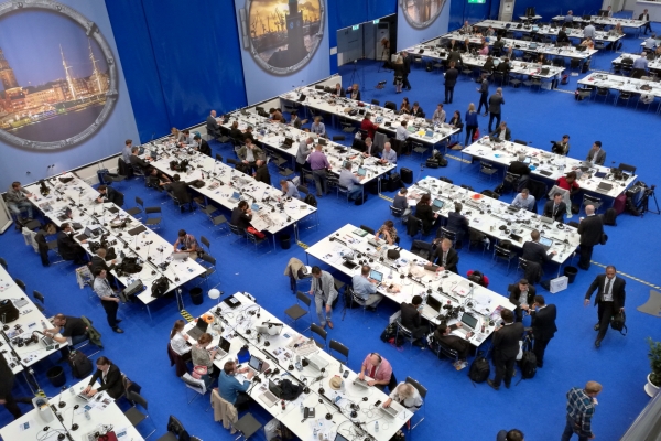 Pressezentrum bei G20-Gipfel, über dts Nachrichtenagentur