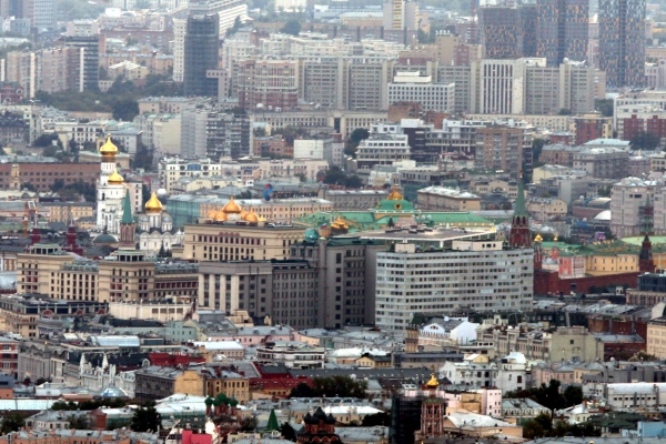 Blick über Moskau mit dem Kreml, dts Nachrichtenagentur