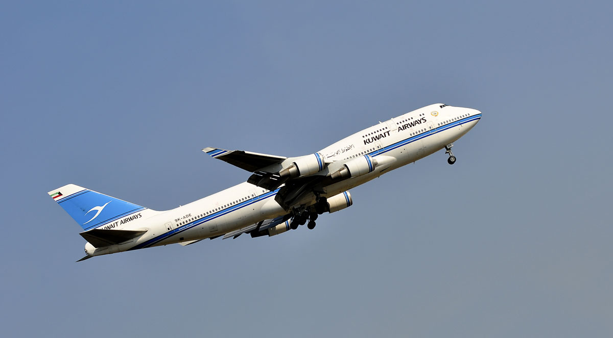 Maschine der Kuwait Airways 