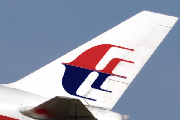 Logo der Malaysian Airlines auf einem Flugzeug, über dts Nachrichtenagentur