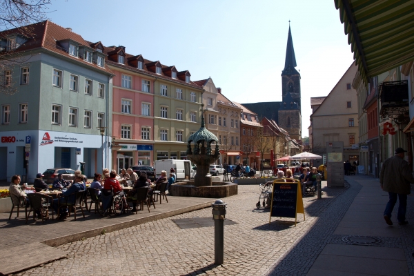 Marktplatz einer Kleinstadt (Aschersleben), über dts Nachrichtenagentur