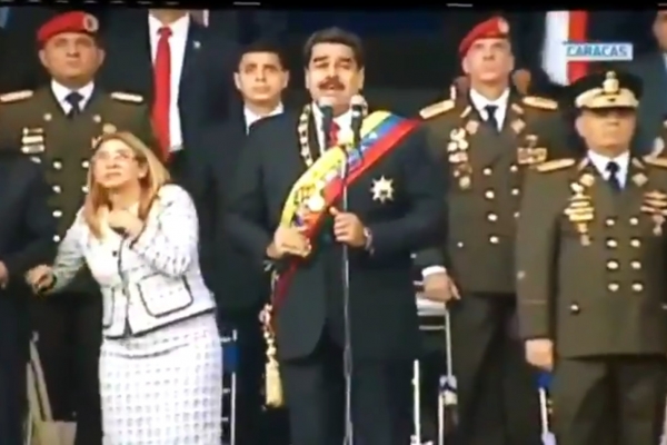 Venezolanisches Fernsehen zeigt Maduro-Rede am 4.8.2018, über dts Nachrichtenagentur