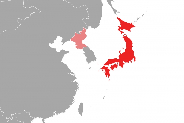 Nordkorea und Japan, über dts Nachrichtenagentur