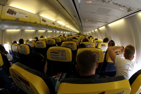 Passagiere in einer Ryanair-Maschine, über dts Nachrichtenagentur
