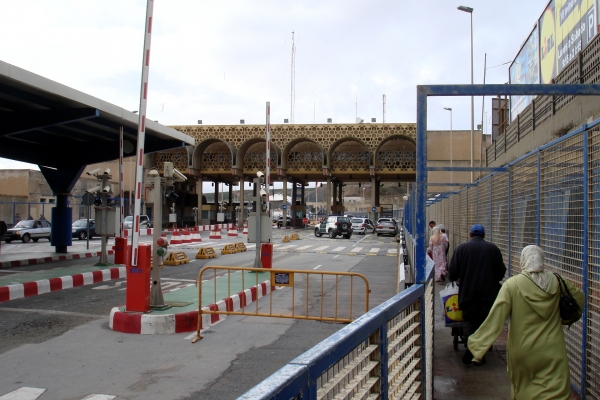 Grenzübergang zwischen Ceuta und Marokko, über dts Nachrichtenagentur