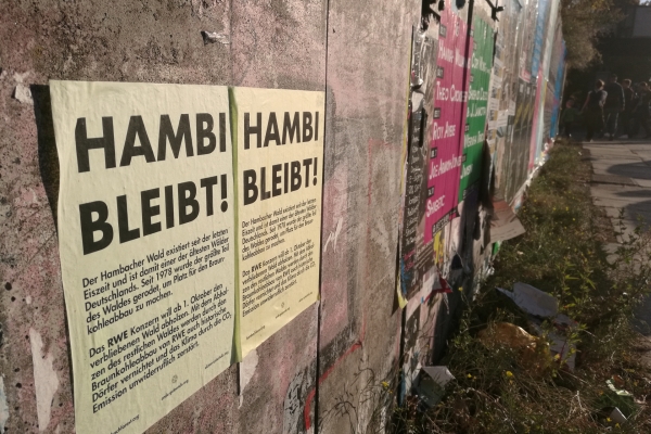 Protest für den Hambacher Forst, über dts Nachrichtenagentur