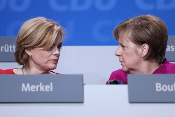 Julia Klöckner und Angela Merkel, über dts Nachrichtenagentur