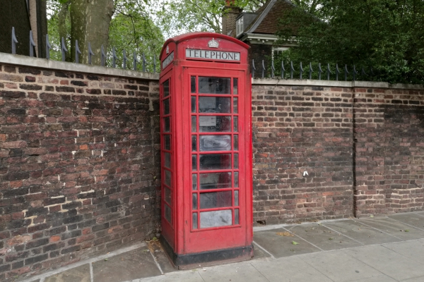 Telefonzelle in London, über dts Nachrichtenagentur