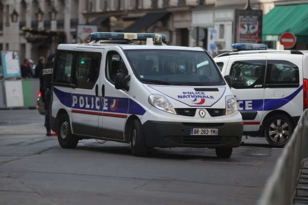 Französisches Polizeiauto, über dts Nachrichtenagentur