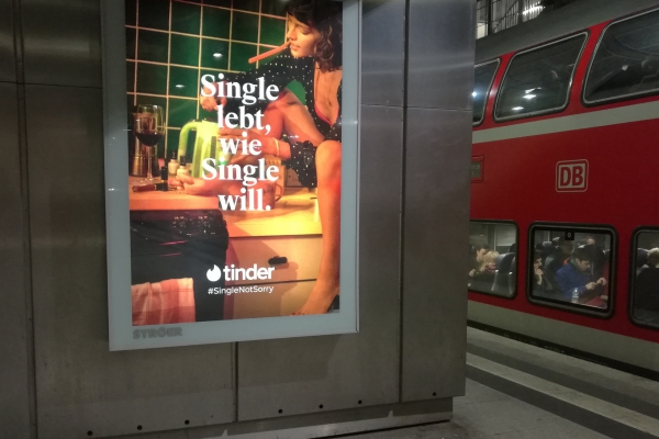 Tinder-Werbung, über dts Nachrichtenagentur