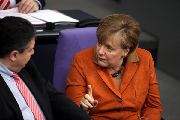 Angela Merkel und Sigmar Gabriel, über dts Nachrichtenagentur