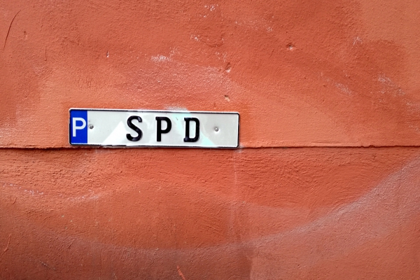 SPD-Parkschild, über dts Nachrichtenagentur