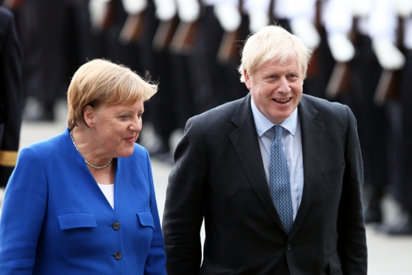 Boris Johnson und Angela Merkel am 21.08.2019, über dts Nachrichtenagentur