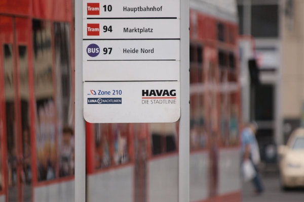 HAVAG-Straßenbahnhaltestelle, über dts Nachrichtenagentur