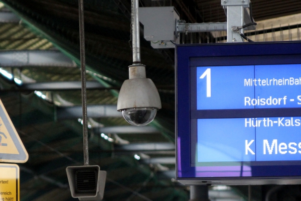 Überwachungskamera am Bonner Hauptbahnhof, über dts Nachrichtenagentur