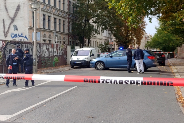 Polizeieinsatz 09.10.2019 in Halle (Saale), über dts Nachrichtenagentur