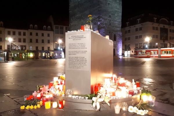 Kerzen am 09.10.2019 in Halle (Saale), über dts Nachrichtenagentur[/caption]