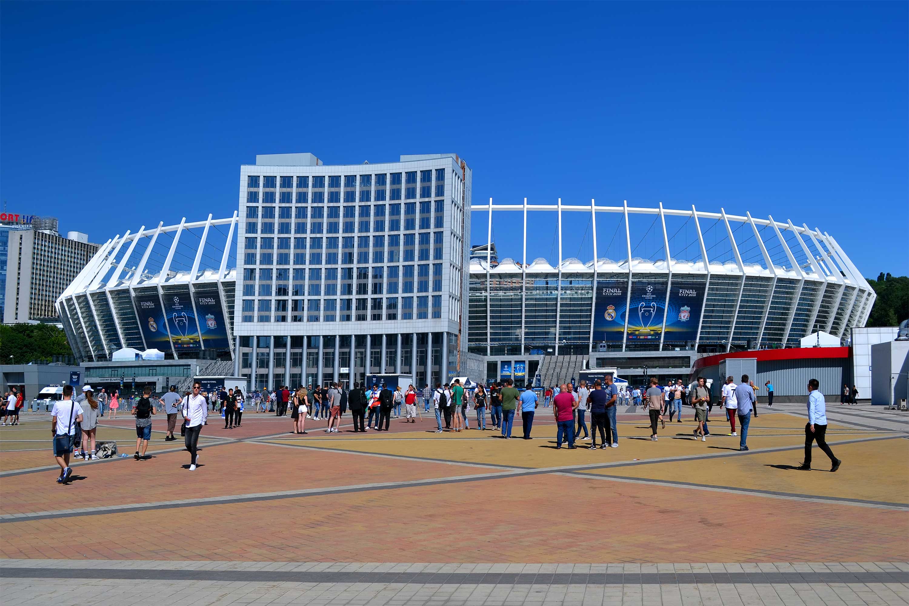EM-Stadion in Kiew, Ukraine 