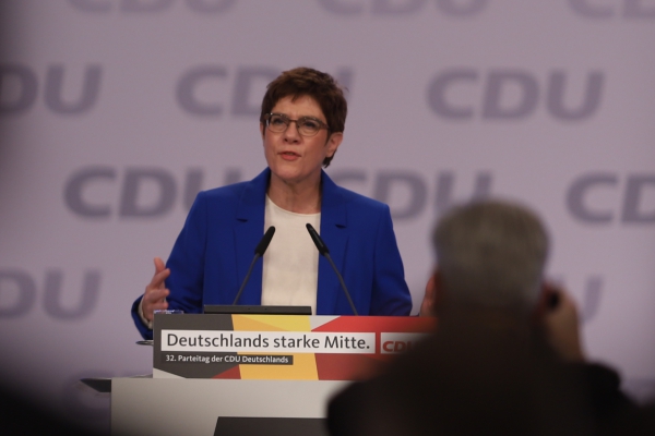 Annegret Kramp-Karrenbauer auf CDU-Parteitag, über dts Nachrichtenagentur