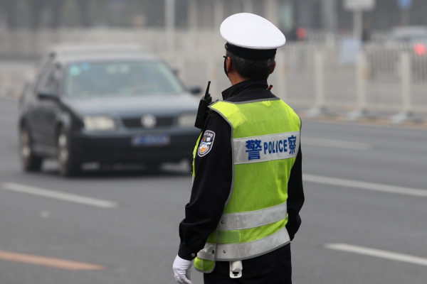 Foto: Polizist in China, über dts Nachrichtenagentur
