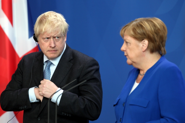 Boris Johnson und Angela Merkel, über dts Nachrichtenagentur