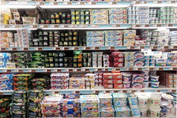 Joghurt im Supermarkt, über dts Nachrichtenagentur