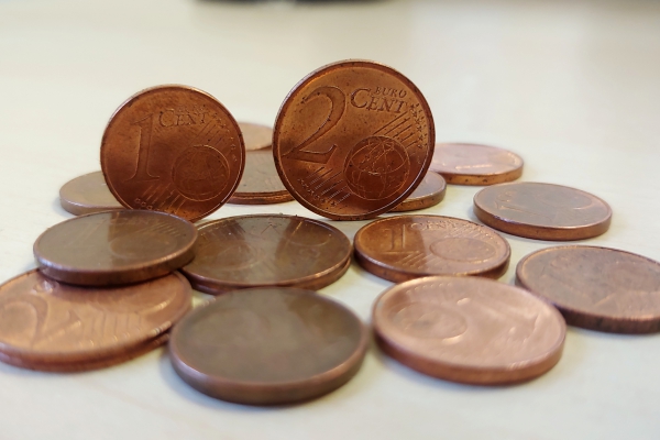 1- und 2-Cent-Münzen, über dts Nachrichtenagentur