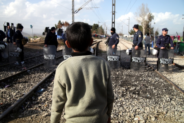 Foto: Flüchtlingsjunge in Griechenland, über dts Nachrichtenagentur