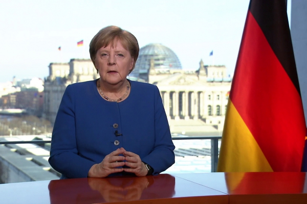 Merkel am 18.03.2020, über dts Nachrichtenagentur
