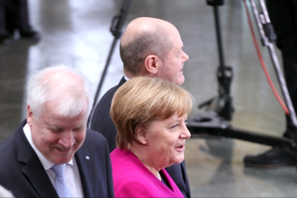 Foto: Seehofer, Merkel und Scholz, über dts Nachrichtenagentur