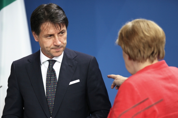 Giuseppe Conte und Angela Merkel, über dts Nachrichtenagentur