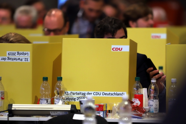 Abstimmung auf CDU-Parteitag 2019, über dts Nachrichtenagentur