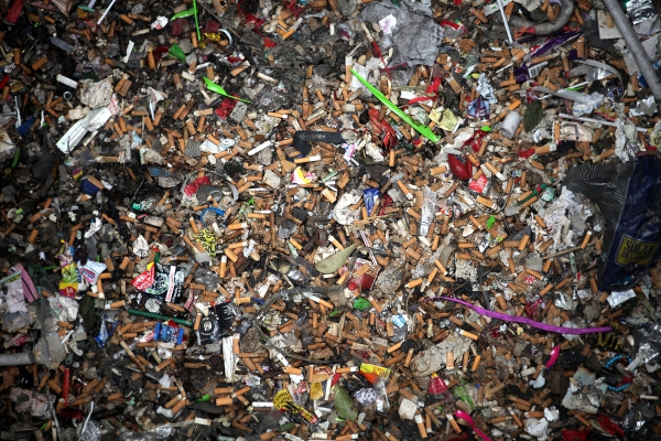 Kippen und anderer Müll, über dts Nachrichtenagentur