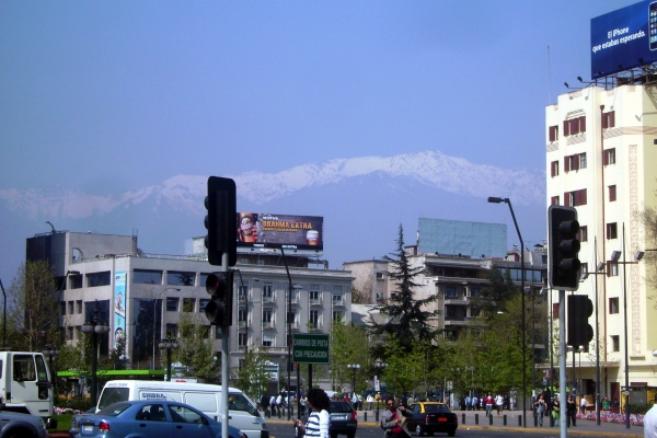 Straßenszene in Santiago de Chile, über dts Nachrichtenagentur