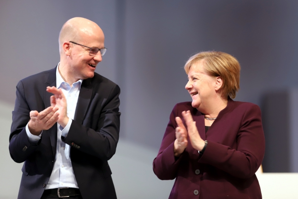 Ralph Brinkhaus und Angela Merkel, über dts Nachrichtenagentur