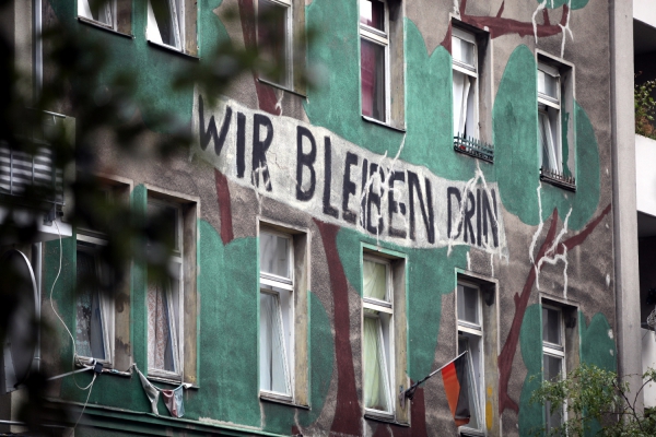 Besetztes Haus in Berlin-Kreuzberg, über dts Nachrichtenagentur